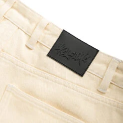 Welcome Immortal Loose Straight Denim Jeans - Natural -DADDIES Skate Gear BQ78CC3 4