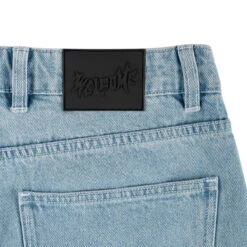 Welcome Linger Baggy Denim Shorts - Washed Blue -DADDIES Skate Gear BQ78CC7 4