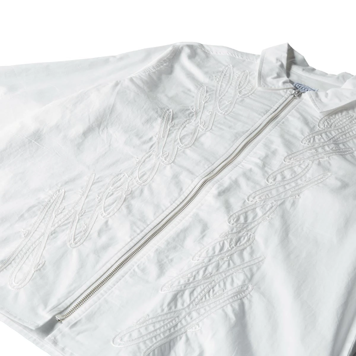 Hoddle Thorn Zip Up Long Sleeve Shirt - White 4 Hoddle Thorn Zip Up Long Sleeve Shirt - White - Image 2