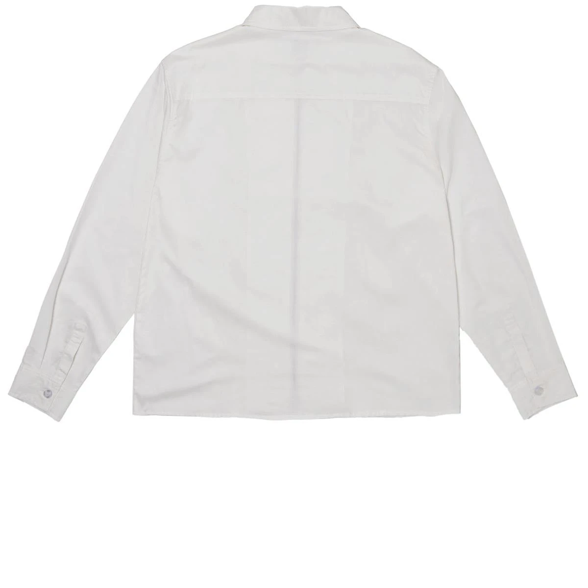Hoddle Thorn Zip Up Long Sleeve Shirt - White 5 Hoddle Thorn Zip Up Long Sleeve Shirt - White - Image 3