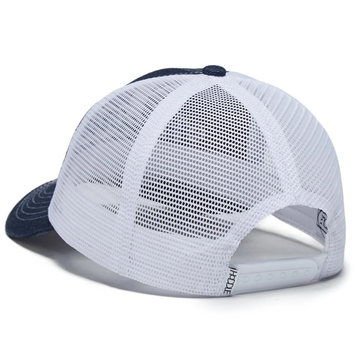 Hoddle Intarsia Trucker Hat - Indigo 4 Hoddle Intarsia Trucker Hat - Indigo - Image 2