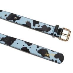 Loosey Studded Cow Belt - Baby Blue 7 Loosey Studded Cow Belt - Baby Blue -DADDIES Skate Gear BQ7933C 2