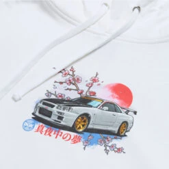 DGK Midnight Dreamer Hoodie - White -DADDIES Skate Gear BQ79357 4