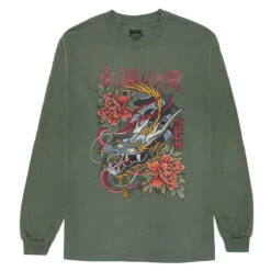 DGK Infinity Long Sleeve T-Shirt - Military Green