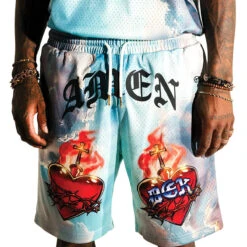 DGK Sacred Athletic Shorts - Multi -DADDIES Skate Gear BQ793B1 4