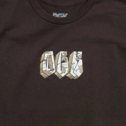 DGK Loyalty T-Shirt - Dark Chocolate -DADDIES Skate Gear BQ793BD 3
