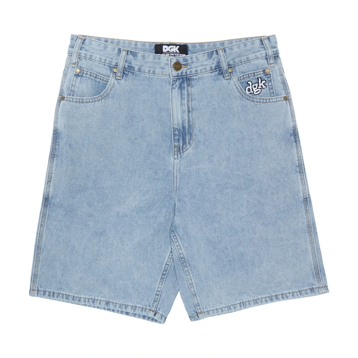 DGK Nozzle Denim Shorts - Washed Indigo 3 DGK Nozzle Denim Shorts - Washed Indigo