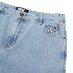 DGK Nozzle Denim Shorts - Washed Indigo 8 DGK Nozzle Denim Shorts - Washed Indigo -DADDIES Skate Gear BQ793D4 3