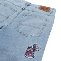 DGK Nozzle Denim Shorts - Washed Indigo 9 DGK Nozzle Denim Shorts - Washed Indigo -DADDIES Skate Gear BQ793D4 4