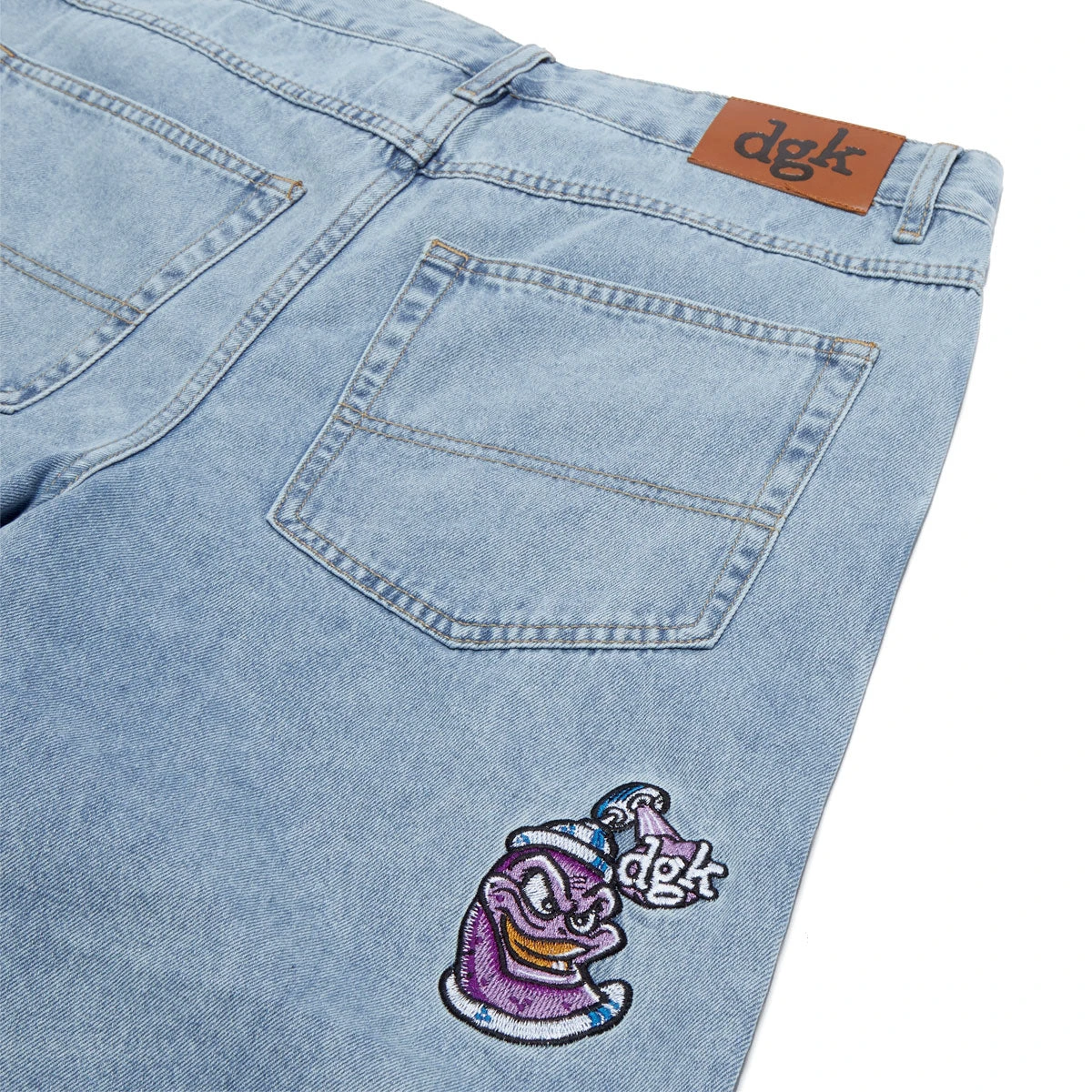 DGK Nozzle Denim Shorts - Washed Indigo 6 DGK Nozzle Denim Shorts - Washed Indigo - Image 4