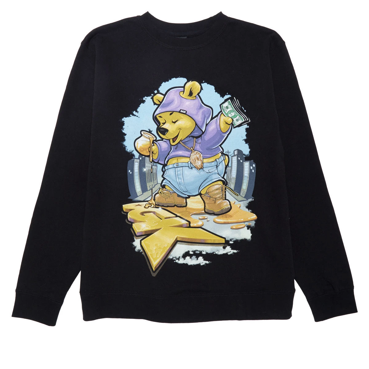 DGK Sugar Bear Sweatshirt - Black 3 DGK Sugar Bear Sweatshirt - Black