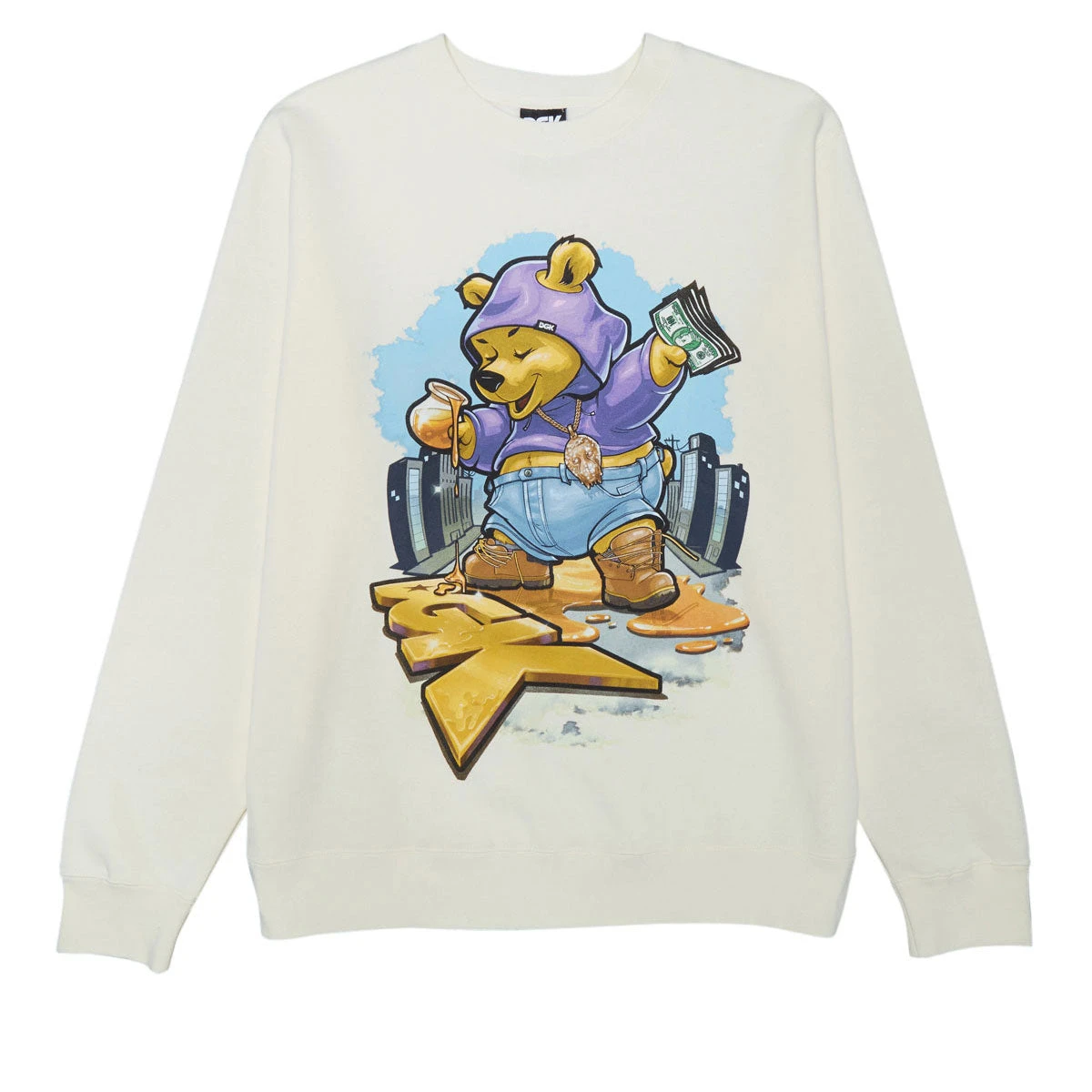 DGK Sugar Bear Sweatshirt - Bone 3 DGK Sugar Bear Sweatshirt - Bone