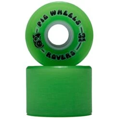 Pig Rover 85a Skateboard Wheels - Green/White Core - 59mm -DADDIES Skate Gear BQ7950C 2
