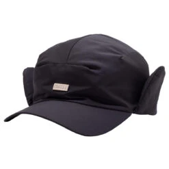 Hockey Ear Flap Beanie - Black