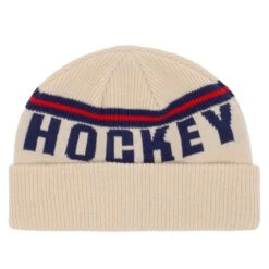 Hockey Friendly Beanie - Cream
