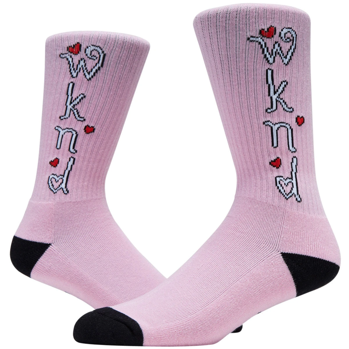 WKND Heart Socks - Pink 4 WKND Heart Socks - Pink - Image 2