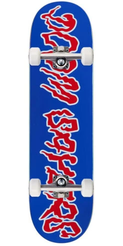 Doom Sayers Ghost Ride Skateboard Complete - White/Red - 8.30"