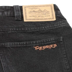 Theories Pavillion Jeans - Washed Black -DADDIES Skate Gear BQ7EC25 4