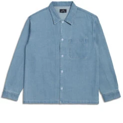 CCS Box Denim Shirt - Light Blue
