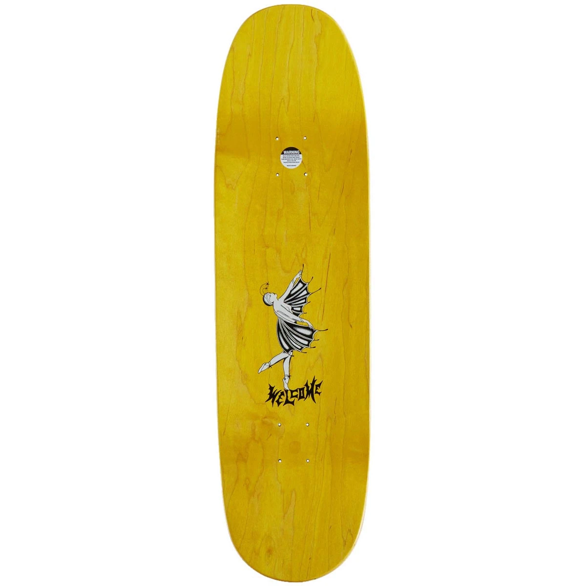 Welcome Dancer On A Baculus 2 Skateboard Deck - White/Gold Foil - 9.00" 4 Welcome Dancer On A Baculus 2 Skateboard Deck - White/Gold Foil - 9.00" - Image 2