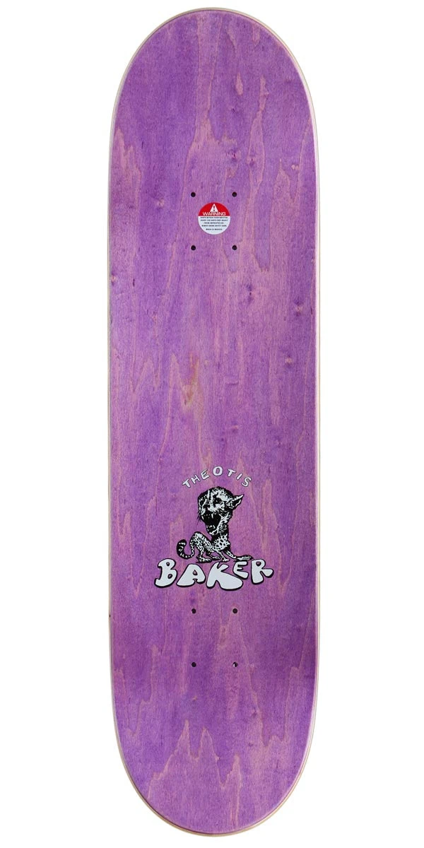 Baker Theotis Big Cats Skateboard Deck - 8.25" 4 Baker Theotis Big Cats Skateboard Deck - 8.25" - Image 2