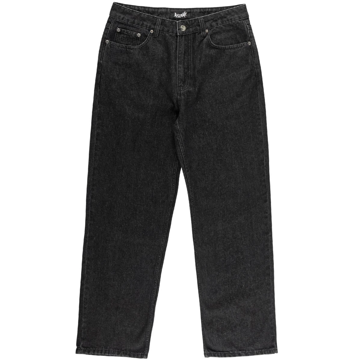 Welcome Immortal Loose Straight Denim Jeans - Washed Black 3 Welcome Immortal Loose Straight Denim Jeans - Washed Black