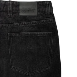 Welcome Immortal Loose Straight Denim Jeans - Washed Black 10 Welcome Immortal Loose Straight Denim Jeans - Washed Black -DADDIES Skate Gear BQ7F58C 4