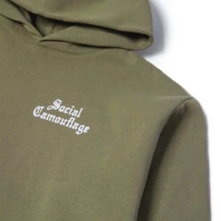 CCS Social Camouflage Bar Hoodie - Olive -DADDIES Skate Gear BQ7FEAB 3