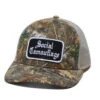 CCS Social Camouflage Patch Trucker Hat - Edge -DADDIES Skate Gear BQ80159 1