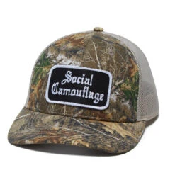 CCS Social Camouflage Patch Trucker Hat - Edge