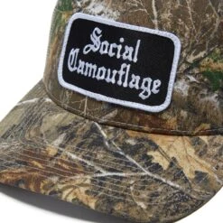 CCS Social Camouflage Patch Trucker Hat - Edge -DADDIES Skate Gear BQ80159 3