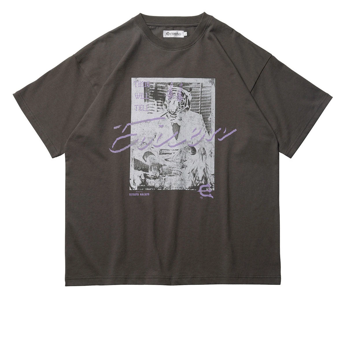 Evisen Time Will Tell T-Shirt - Charcoal 3 Evisen Time Will Tell T-Shirt - Charcoal
