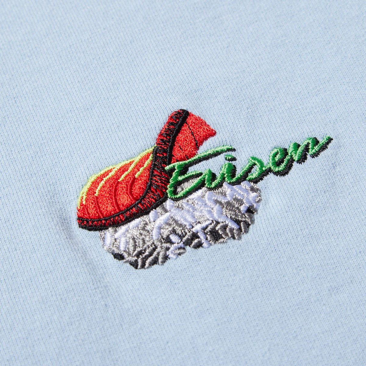 Evisen Sushi V2 T-Shirt - Baby Blue 4 Evisen Sushi V2 T-Shirt - Baby Blue - Image 2