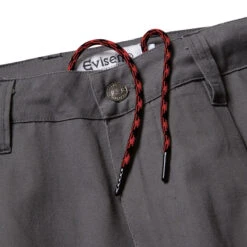 Evisen Bohemian Cotton Pants - Charcoal -DADDIES Skate Gear BQ8208E 3