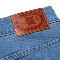 Evisen Eye Fire Jeans - Blue -DADDIES Skate Gear BQ82092 5