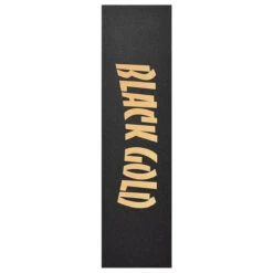 Black Gold Arch Text Grip Tape - Black/Gold Print