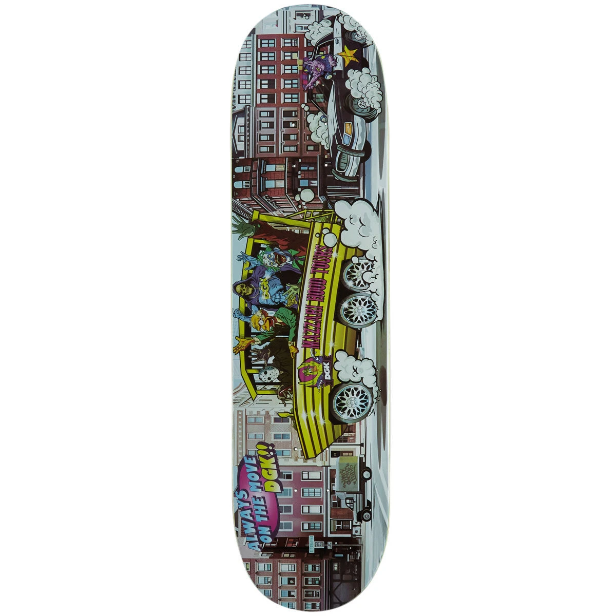 DGK Hood Tours Mazzari Skateboard Deck - 8.06" 3 DGK Hood Tours Mazzari Skateboard Deck - 8.06"