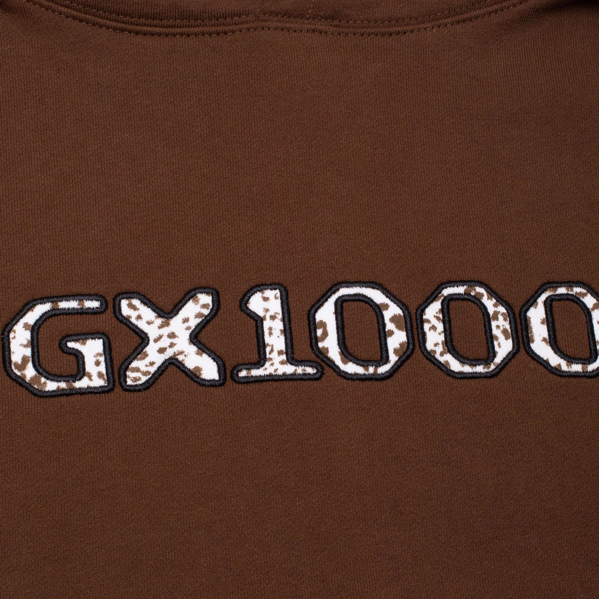 GX1000 OG Logo Lep Hoodie - Brown 4 GX1000 OG Logo Lep Hoodie - Brown - Image 2