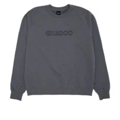 GX1000 OG Logo Crewneck Sweatshirt - Charcoal