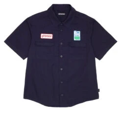 GX1000 Fertilizer Button Down Shirt - Dark Blue