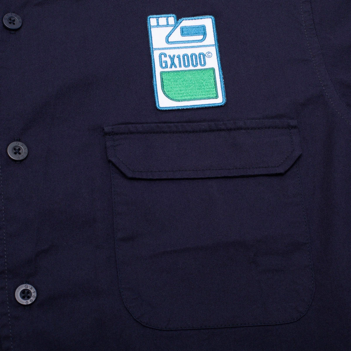 GX1000 Fertilizer Button Down Shirt - Dark Blue 4 GX1000 Fertilizer Button Down Shirt - Dark Blue - Image 2