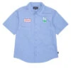 GX1000 Fertilizer Button Down Shirt - Light Blue -DADDIES Skate Gear BQ82AE4 1