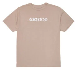 GX1000 OG Logo T-Shirt - Sand/White Font
