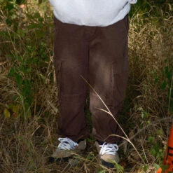 Quasi Cache Cargo Pants - Coffee -DADDIES Skate Gear BQ82C82 4