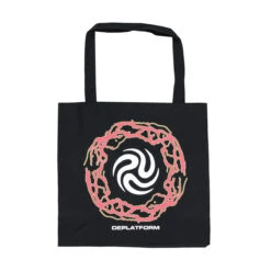 Quasi Drop-Out Tote Bag - Black