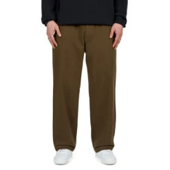 CCS Wide Leg Chino Pants - Brown