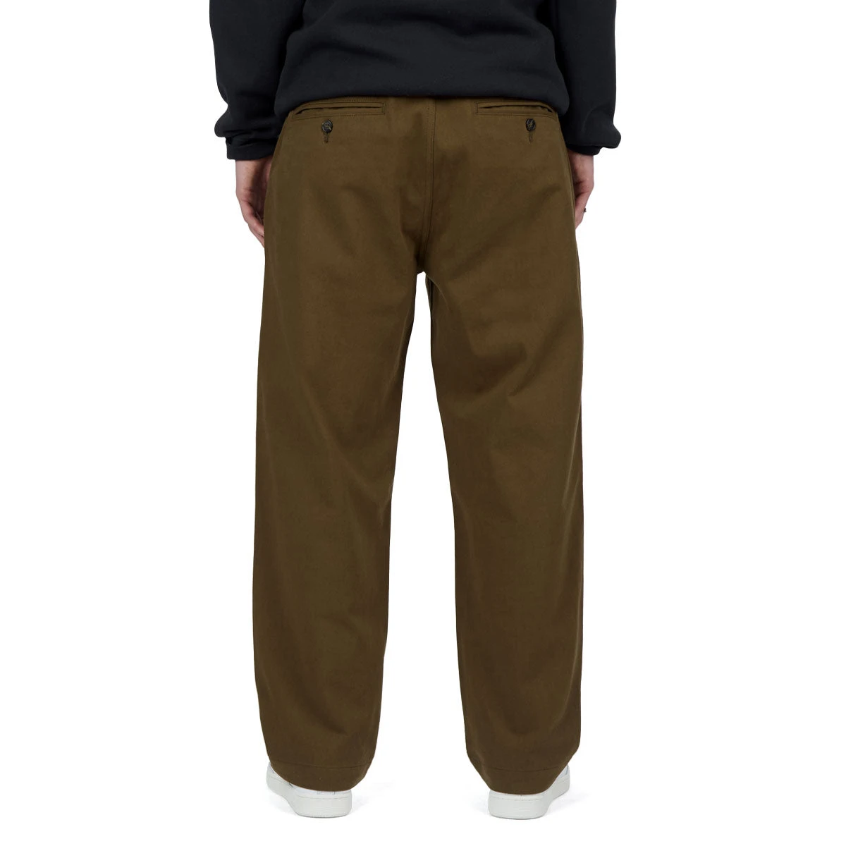 CCS Wide Leg Chino Pants - Brown 7 CCS Wide Leg Chino Pants - Brown - Image 5