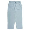 Theories Belvedere Pleated Denim Trouser Pants - Lightwash Blue 1 Theories Belvedere Pleated Denim Trouser Pants - Lightwash Blue -DADDIES Skate Gear BQ83F06 1