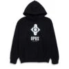 Opus Icon Vert Hoodie - Black/White -DADDIES Skate Gear BQ83F7D 1