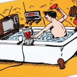 Passport You’re Making Me Nervous Tub Time Skateboard Complete - 8.00" -DADDIES Skate Gear BQ840C1 3